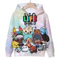 thumbnail image 2 of Sudadera con capucha de dibujos animados Toca Life World 3D para niños, jersey de manga larga, ropa para niños y niñas, sudadera de otoño e invierno, sudadera con estampado de Toca Boca, 2 of 5