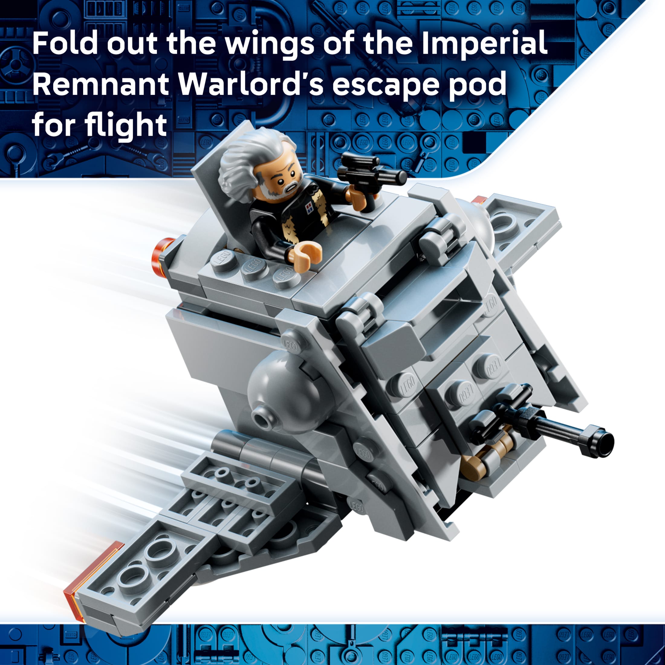 LEGO Star Wars AT-AT del Remanente Imperial con INT-4 - Juguete de Construcción para Niños y Niñas, Mayores de 10 Años - Merch de The Mandalorian con 6 Minifiguras - Idea de Regalo para Niños - 75454 5