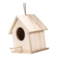 thumbnail image 1 of Casa de pájaros de madera, nido de pájaros, decoración, accesorios de jardín, regalo, adorno, casa de pájaros colgante para jardín, , balcón,, 1 of 8