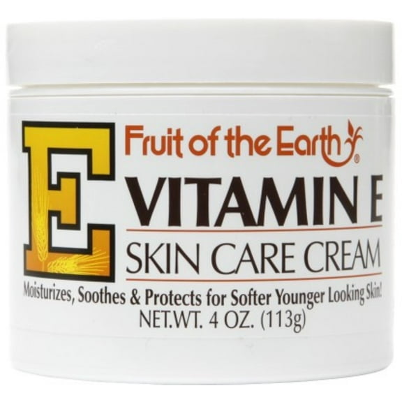 Fruit of the Earth Vitamin E Skin Care Cream 4 oz (Pack of 2)