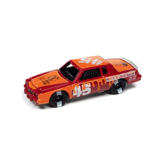 1982 Pontiac Grand Prix Stock Cars #45, Red - Johnny Lightning JLSP253/24B - 1/64 Scale Diecast Car