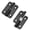 2Pcs, 4inch, Black, variant on 2Pcs Heavy Duty Lift Off Hinge, 4" H-Shaped Door Hinges, 304 Stainless Steel Left & Right Hinges Detachable Door Hinge for Internal External Doors Window Cabinet Wooden Boxes Cases, Black