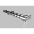 thumbnail image 2 of InStyleDesign  Silver Heavy Duty Traverse Double Rod - Center Open 84 to 156 inch, 2 of 3