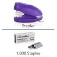 thumbnail image 2 of Swingline Mini Stapler, Tot, 12 Sheet Capacity, includes Built-In Staple Remover & 1000 Standard Staples, Purple - S7079173, 2 of 4