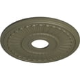thumbnail image 3 of Ekena Millwork 16"OD x 3 5/8"ID x 3/4"P Melonie Ceiling Medallion (Fits Canopies up to 6 3/8"), Hand-Painted Spartan Stone, 3 of 6