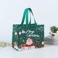 thumbnail image 3 of Reusable Christmas Gift Bags - 12.8" Eco-Friendly Tote with Reinforced Handles (2-Pack Holiday Wrapping, Party Favors, Stocking Stuffers), 3 of 3