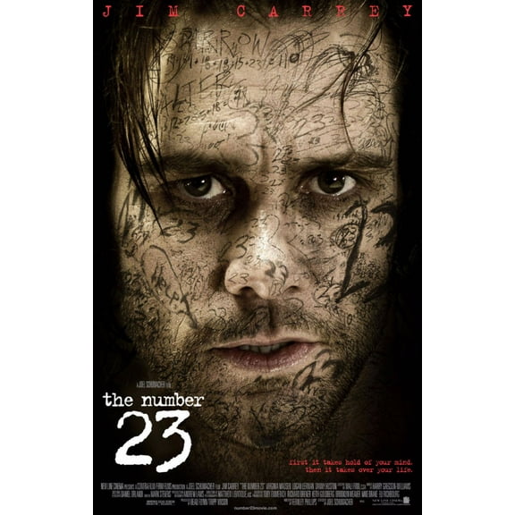 Number 23 Movie Poster 11inx17in Mini Poster in Mail/storage/gift tube 11x17 poster