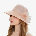 thumbnail image 2 of Kcolen Women Tea Party Hat Elegant Women's Wide Brim Sun Hat for Beach Wedding Bridal Shower and Summer Dress Occasions, 2 of 7