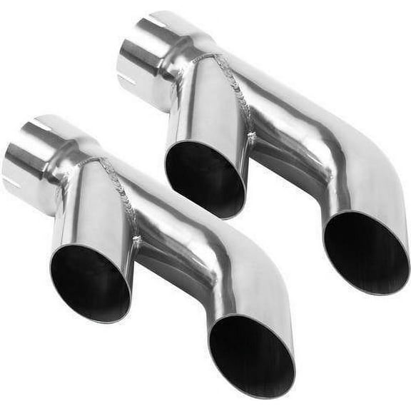 MagnaFlow 2-1/2 Inch Inlet Round Exhaust Tip Set