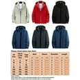 thumbnail image 3 of Fangasis Men Rain Jacket Long Sleeve Raincoat Zip Up Outwear Mens Lightweight Coat Waterproof Fitness Male Denim Blue S, 3 of 3