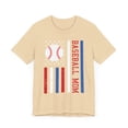 thumbnail image 3 of Women's Baseball Mom Red White Blue Flag Shirt, 3 of 11