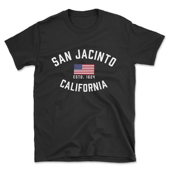 San Jacinto California Patriot Men's Cotton T-Shirt