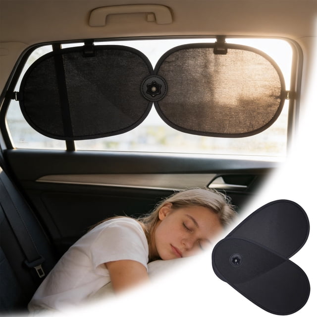 BotaniNest Side Sun Shade With Rotatable And Adjustable Features For And Clear Driver View Exterior Sun Shade Shield For Windshield And Side Window Adjustable Rotatable Design To Shield