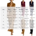 thumbnail image 3 of Purcolt Women's Elegant Maxi Dresses Dressy Casual Half Button Collared V Neck Long Sleeve Shirt Dresses Comfort Loose Fit Business Work Office Dresses, 3 of 6