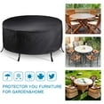 Kaimingweb Round Garden Furniture Cover, 43" H*73" D Outdoor Patio Furniture Cover Waterproof