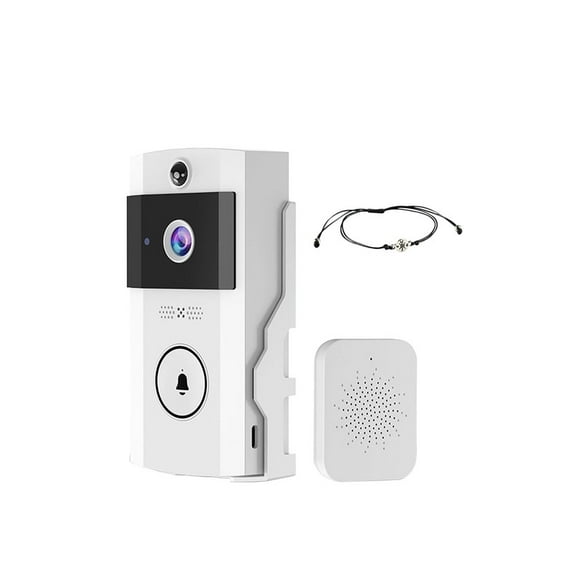Solar Powered Wireless Doorbell with Camera 1080p HD Video Motion Detection Night Vision,Front Door Camera 2 Way Audio Weatherproof Smart Home Security No Wiring Needed
