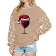 thumbnail image 1 of EHQJNJ Chandails en Molleton pour Femmes Pull Graphique Tendance Pull de Noël pour Femmes Col Rond Pull Col Rond Chandail en Molleton Imprimé Festif Haut Décontracté Chandail en Molleton pour Femmes Maman Graphique, 1 of 4