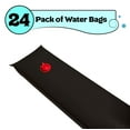 thumbnail image 5 of Buffalo Blizzard Black Heavy Duty 16-Gauge Single Chamber Water Bag, 4 ft, 24 Pack, 5 of 6