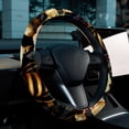 thumbnail image 6 of Honeybee 14.5 Inch Printing PVC Leather Auto Accessories Steering Wheel Cover for Car Wheel Covers, 6 of 6