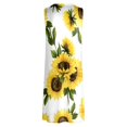 thumbnail image 5 of SMihono Robe Maxi Bohème d'Été pour Femmes Grande Taille Mode pour Femmes à Col Rond Sans Manches Robe Chandail Imprimée Robe de Plage Évasée, 5 of 5