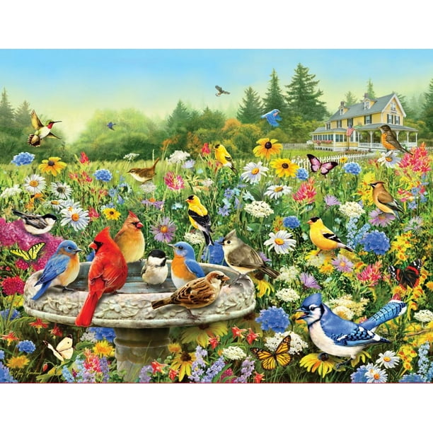Puzzles The Gathering 500 Piece Jigsaw Puzzle Large 23.5 Inches by 18 Inches Puzzle Made