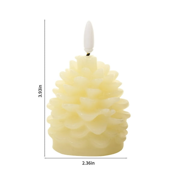 Cute Pine Cone Candle Winter Scented Candle Soy Wax Aromatherapy Candle Christmas Holiday Party Decoration