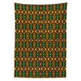 thumbnail image 3 of Ambesonne Kente Pattern Tablecloth Rectangular Table Cover, Art Print, 52"x70", Multicolor, 3 of 4