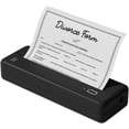 thumbnail image 2 of Wireless Portable Printer - Bluetooth Thermal Printer for Travel, Mobile Office, School, Home Compatible with iOS Android,Black, 2 of 6