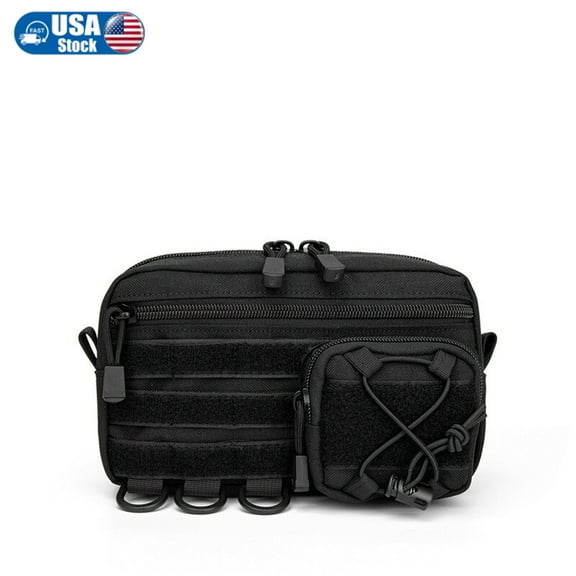 Outdoor Molle System Webbing Accessories EDC Tool Storage Waist Pack Phone Bag