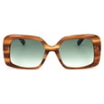 thumbnail image 2 of MAX&CO MO0031-45P Women's Light Brown Horn Sunglasses Green Lens, 2 of 2