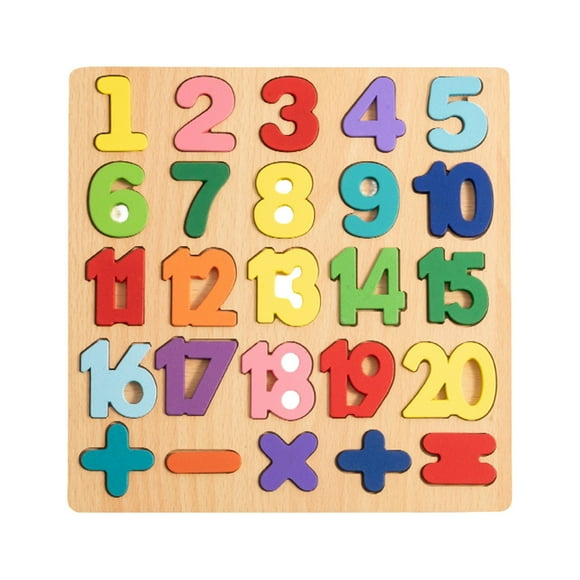Bloques de construcción de rompecabezas de números | Set de juguetes de aprendizaje con forma de alfabeto | Educación de la primera infancia | Juego de emparejamiento interactivo | Materiales