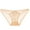 Beige, variant on Lopecy-Sta Lace Underwear for Women Lace Panties Mesh Hipster Mid-Rise Briefs Breathable Underwear Briefs