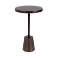 thumbnail image 5 of Kate and Laurel Tira Elegant Metal Round Side Table, 14 x 14 x 24, Bronze, Modern Circle End Table for Use as Bedroom Nightstand or Living Room Table Option, 5 of 9