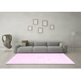 thumbnail image 3 of Ahgly Company Indoor Rectangle Solid Pink Modern Area Rugs, 7' x 9', 3 of 4