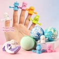 thumbnail image 4 of Aodebiao Fizzing Bath Bomb with Surprise Finger Puppet Inside, Natural Scented Bubble Bath for Sensitive Skin, Fun Bathtime Toy Gift for , Handmade Slow Dissolve Bath Ball with Essential Oils, 4 of 7