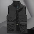 thumbnail image 2 of Feipeng Men's Casual Lightweight Outdoor Fishing Work Safari Travel Photo Cargo Vest Jacket Multi Pockets, 2 of 7