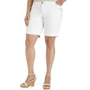 Women's Plus Cuffed Denim Shorts