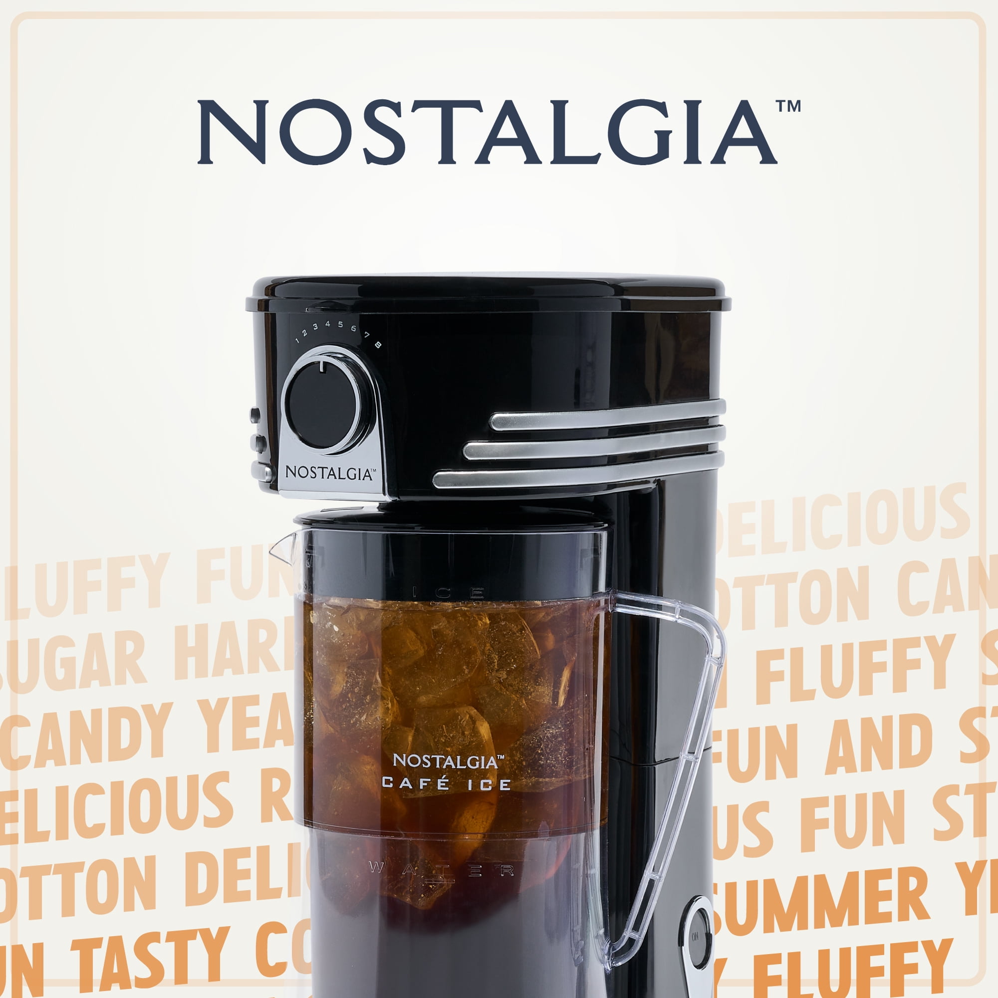 HomeCraft Electric Iced Tea Maker, 3 qt Cold Brew Coffee and Tea Brewer with Plastic Pitcher, Black