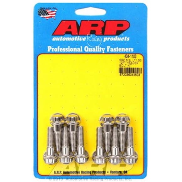ARP 4341103 12 Point Header Bolt & Stud Kits, Polished