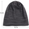 thumbnail image 5 of Slouchy Beanie for Men/Women 2-Pack Oversize Baggy Skull Cap Summer Thin Knit Hat, 5 of 9