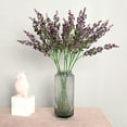 thumbnail image 3 of MesaSe Simulation Flower Multifunctional 3 Heads Faux Silk Flower Household Realistic Artificial Mint Flowers for Wedding, 3 of 6