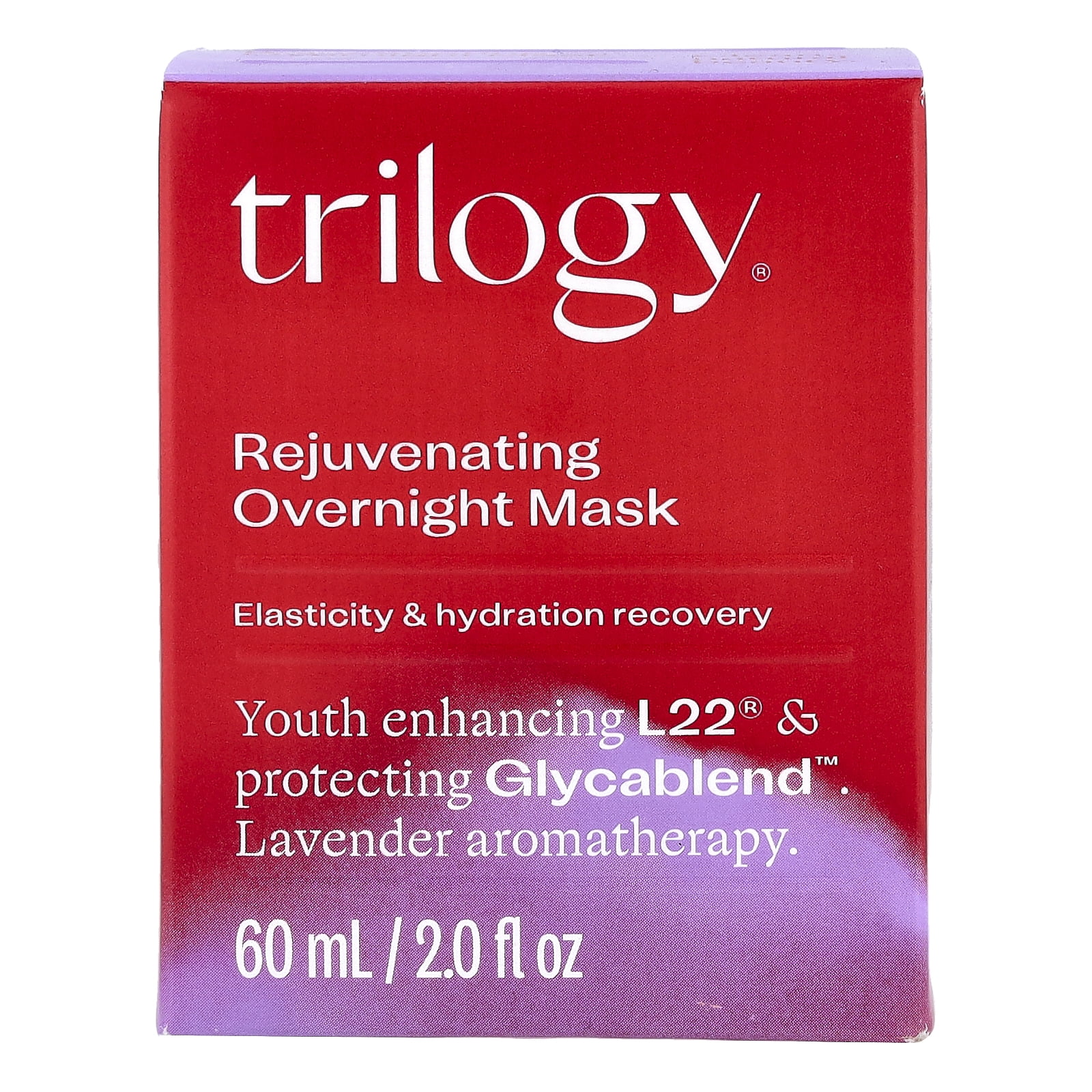 Trilogy Rejuvenating Overnight Beauty Mask, 2 fl oz (60 ml)
