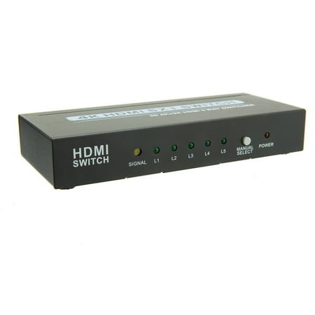ACL HDMI High Speed with Ethernet Switch, 5 way, 5x1, 1 (Best High Speed Ethernet Switch)