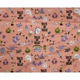 thumbnail image 4 of oneOone Polyester Lycra Dark Peach Orange Fabric Halloween Craft Projects Decor Fabric Printed By The Yard 56 Inch Wide, 4 of 4
