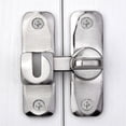 thumbnail image 4 of HXRH Sliding Door Latch Lock,1pc Durable Gate Latches Hardware,Reudable Heavy Duty Silver Gate Lock for Barn,Kitchens,Home, 4 of 7