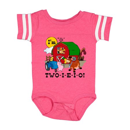 

Inktastic TWO-I-E-I-O Gift Baby Boy or Baby Girl Bodysuit