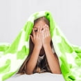 thumbnail image 4 of Lightweight Lime Green Blanket Twin Size Soft Fuzzy Light Mint Sage Spring Grass Green Cozy Fleece Twin Bed Blanket for Bedroom Livingroom 60x80inch, 4 of 6
