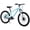 Cyan + 24 Inch MTB, variant on LuckyNote Mountain Bike 24 Inch MTB, Steel Frame, Single Speed, Double Disc Brake, Cyan