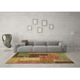thumbnail image 3 of Ahgly Company Indoor Rectangle Patchwork Brown Transitional Area Rugs, 6' x 9', 3 of 4