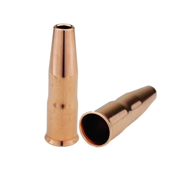 MIG Nozzles - Replacement for Lincoln/Magnum 200 to 400 and Tweco #2 to #4 Guns - Size: 3/8" - Model: 22-37 - (2 PACK)